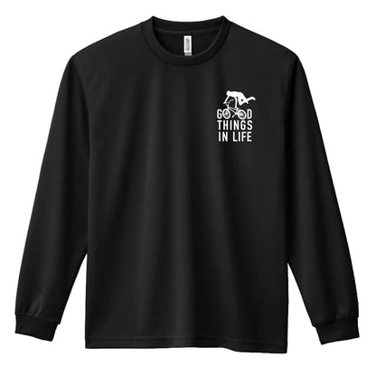 ビーエムエックス BMX GOOD THINGS IN LIFE 吸水速乾ドライロングTシャツ