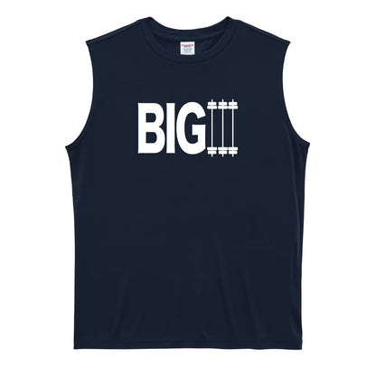 BIG3 筋トレ 筋肉 ワークアウト リサイクルポリエステル ノースリーブシャツ
