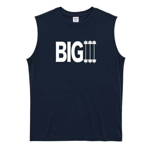 BIG3 筋トレ 筋肉 ワークアウト リサイクルポリエステル ノースリーブシャツ