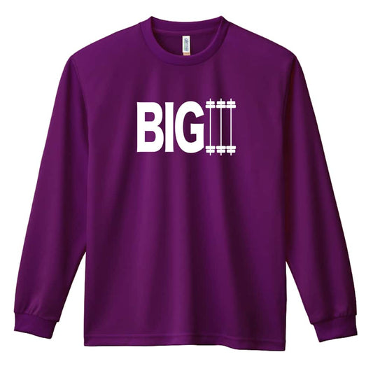 BIG3 筋トレ 筋肉 ワークアウト 吸水速乾ドライロングTシャツ