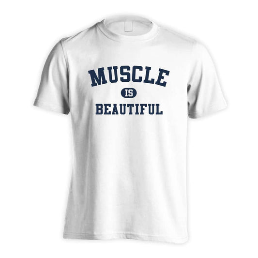 MUSCLE IS BEAUTIFUL 筋トレ 筋肉 吸水速乾ドライTシャツ