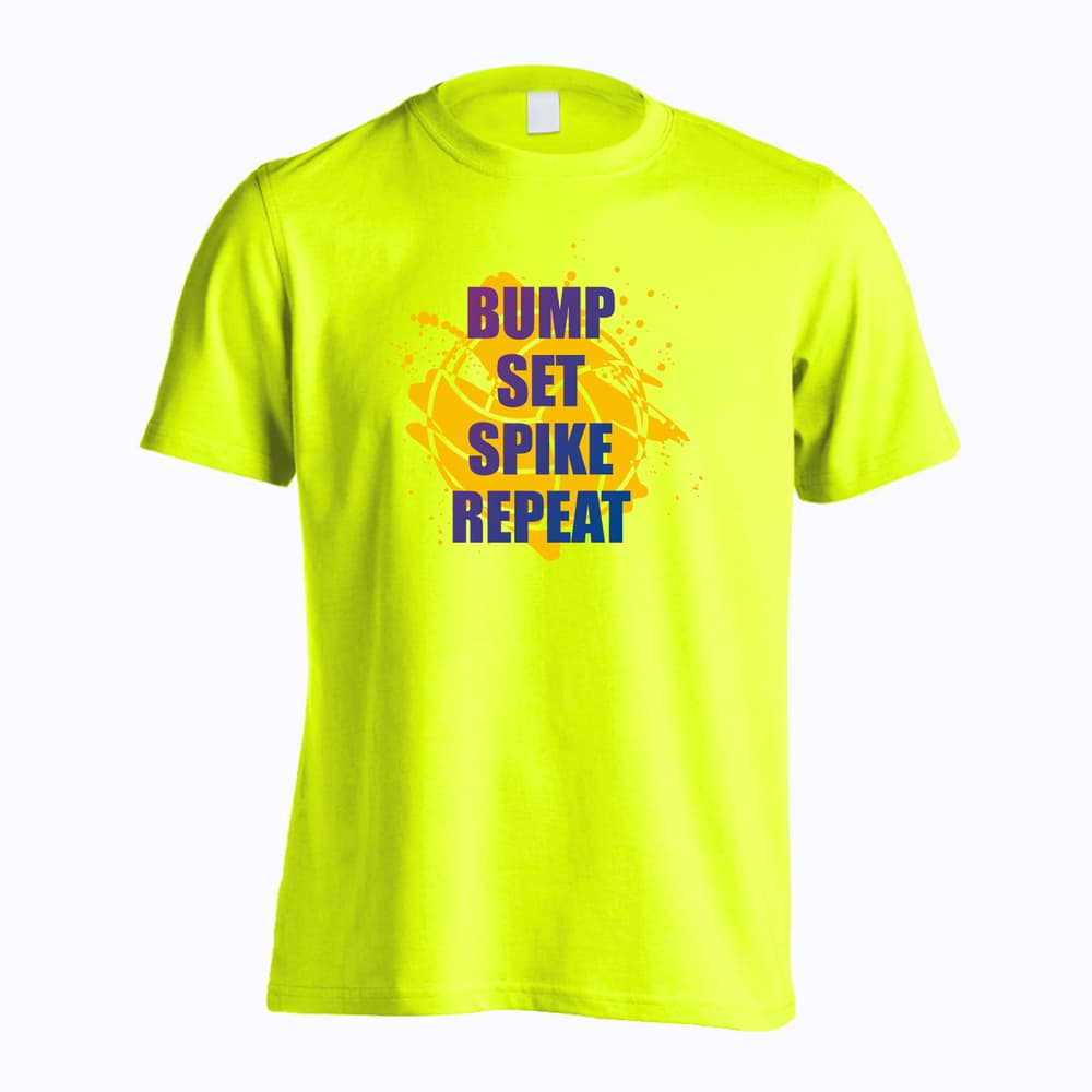 バレーボール BUMP SET SPIKE REPEAT 吸水速乾ドライTシャツ