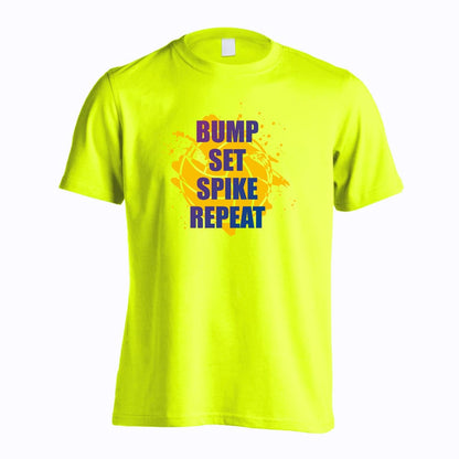 バレーボール BUMP SET SPIKE REPEAT 吸水速乾ドライTシャツ