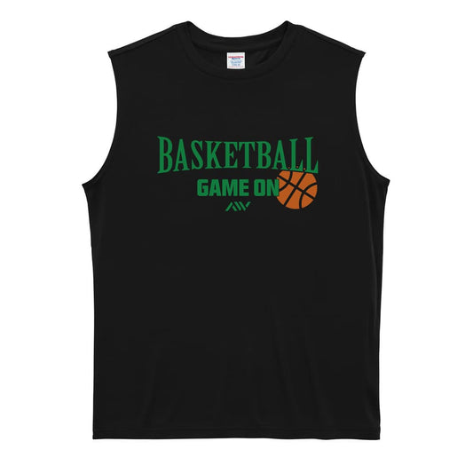 バスケットボール BASKETBALL GAME ON リサイクルポリエステル ノースリーブシャツ