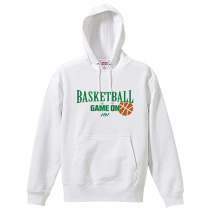 バスケットボール BASKETBALL GAME ON 裏パイルプルオーバーパーカー