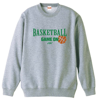 バスケットボール BASKETBALL GAME ON 裏パイルスウェットトレーナー