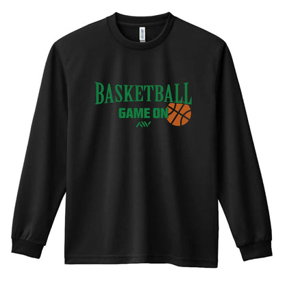 バスケットボール BASKETBALL GAME ON 吸水速乾ドライロングTシャツ