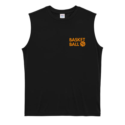 バスケットボール シンプル BASKETBALL リサイクルポリエステル ノースリーブシャツ