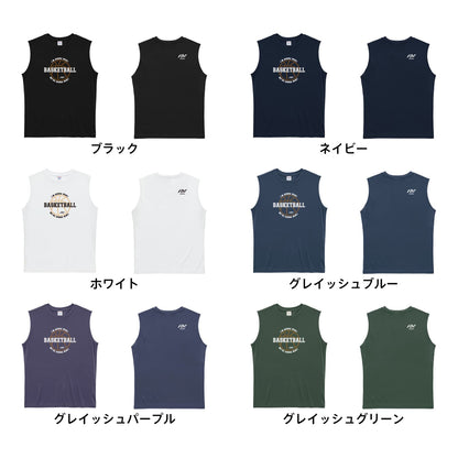 バスケットボール 絶対勝つ リサイクルポリエステル ノースリーブシャツ カラーバリエーション一覧