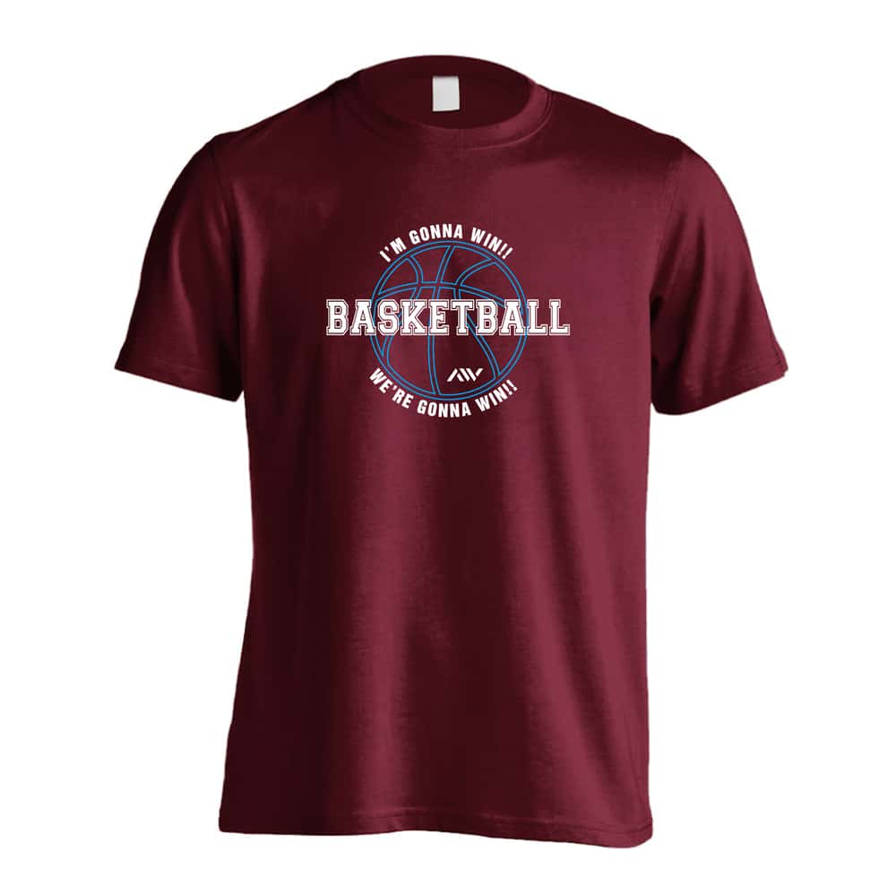 バスケットボール 絶対勝つ 吸水速乾ドライTシャツ