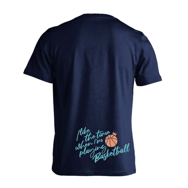 バスケをしている時間が好き｜バスケットボールドライTシャツ