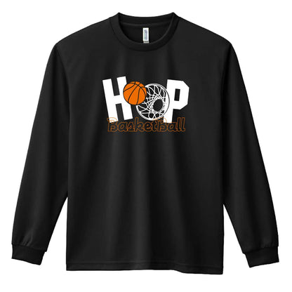 バスケットボール HOOP 吸水速乾ドライロングTシャツ