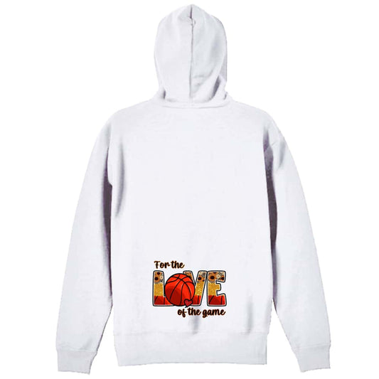 バスケットボール For the LOVE on the game 裏パイルプルオーバーパーカー