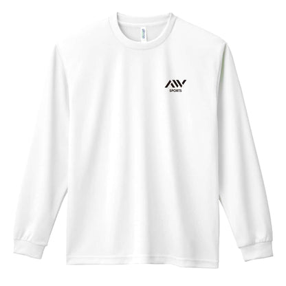 バスケットボール 心の内 oO (そこから3p!?) 吸水速乾ドライロングTシャツ 前面デザイン