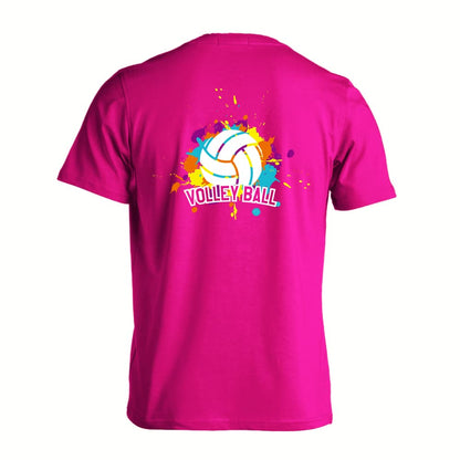 バレーボール カラフルインク バレーボール 吸水速乾ドライTシャツ