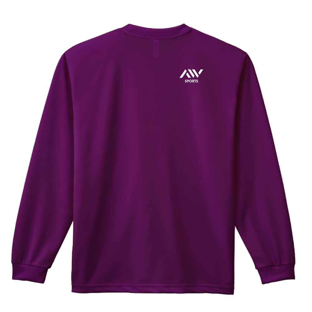 バレーボール どっちなんだい 吸水速乾ドライロングTシャツ 背面デザイン