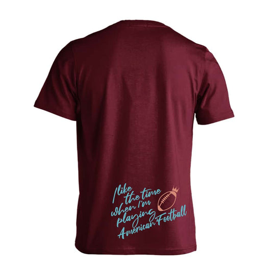 アメリカンフットボール アメフトをしている時間が好き 吸水速乾ドライTシャツ
