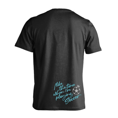 サッカー サッカーをしている時間が好き 吸水速乾ドライTシャツ