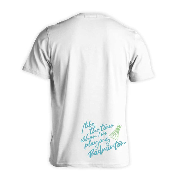 バドミントンをしている時間が好き｜バドミントンドライTシャツ