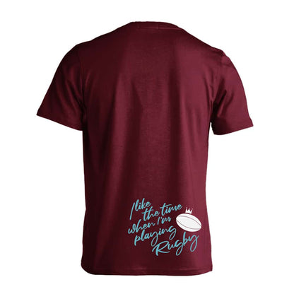 ラグビー ラグビーをしている時間が好き 吸水速乾ドライTシャツ