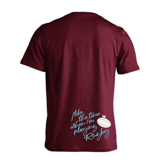 ラグビー ラグビーをしている時間が好き 吸水速乾ドライTシャツ