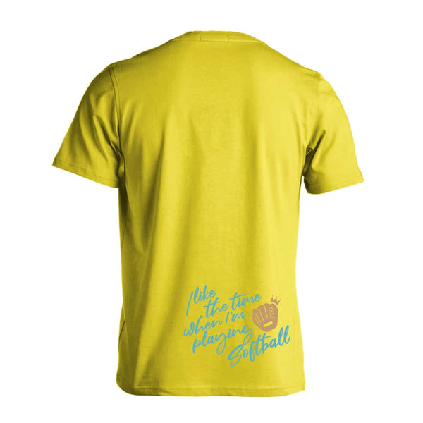 ソフトボールをしている時間が好き｜ソフトボールドライTシャツ