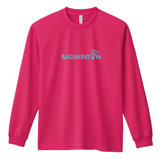バドミントン シンプルバドミントン 吸水速乾ドライロングTシャツ