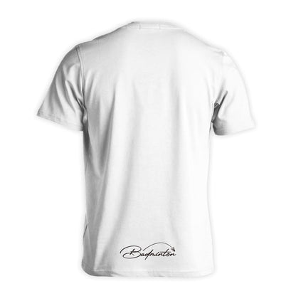 バドミントン 筆記体Badminton 吸水速乾ドライTシャツ
