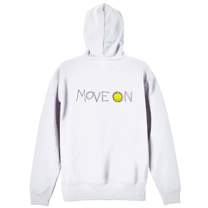 テニス MOVE ON 進め 裏パイルジップパーカー