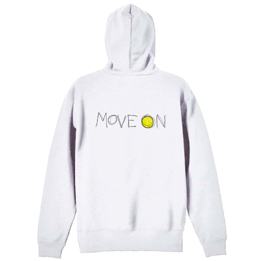 テニス MOVE ON 進め 裏パイルジップパーカー