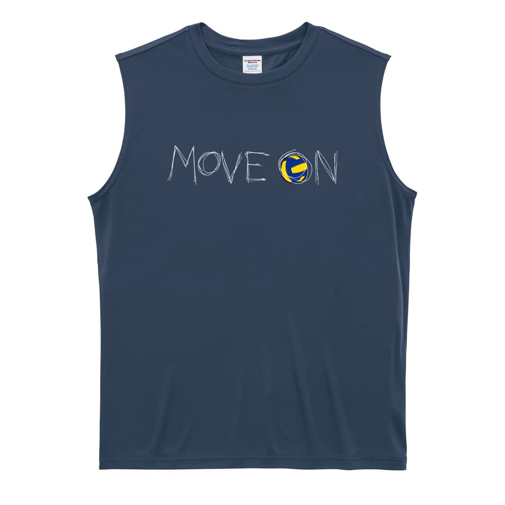 バレーボール MOVE ON 進め リサイクルポリエステル ノースリーブシャツ