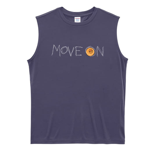 卓球 MOVE ON 進め リサイクルポリエステル ノースリーブシャツ