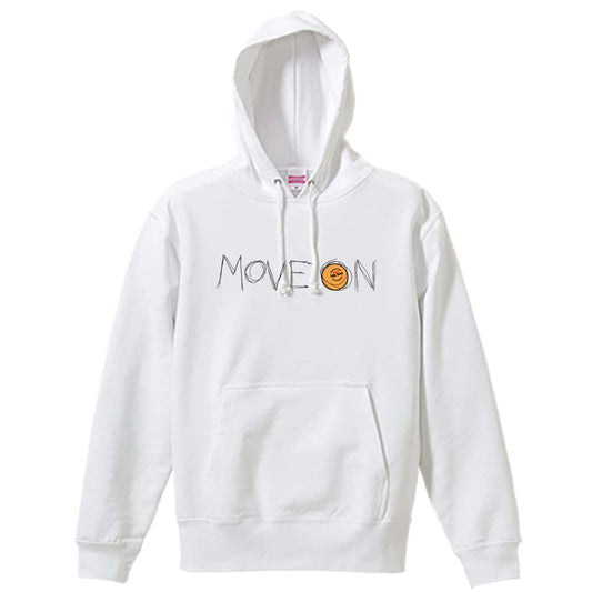 卓球 MOVE ON 進め 裏パイルプルオーバーパーカー
