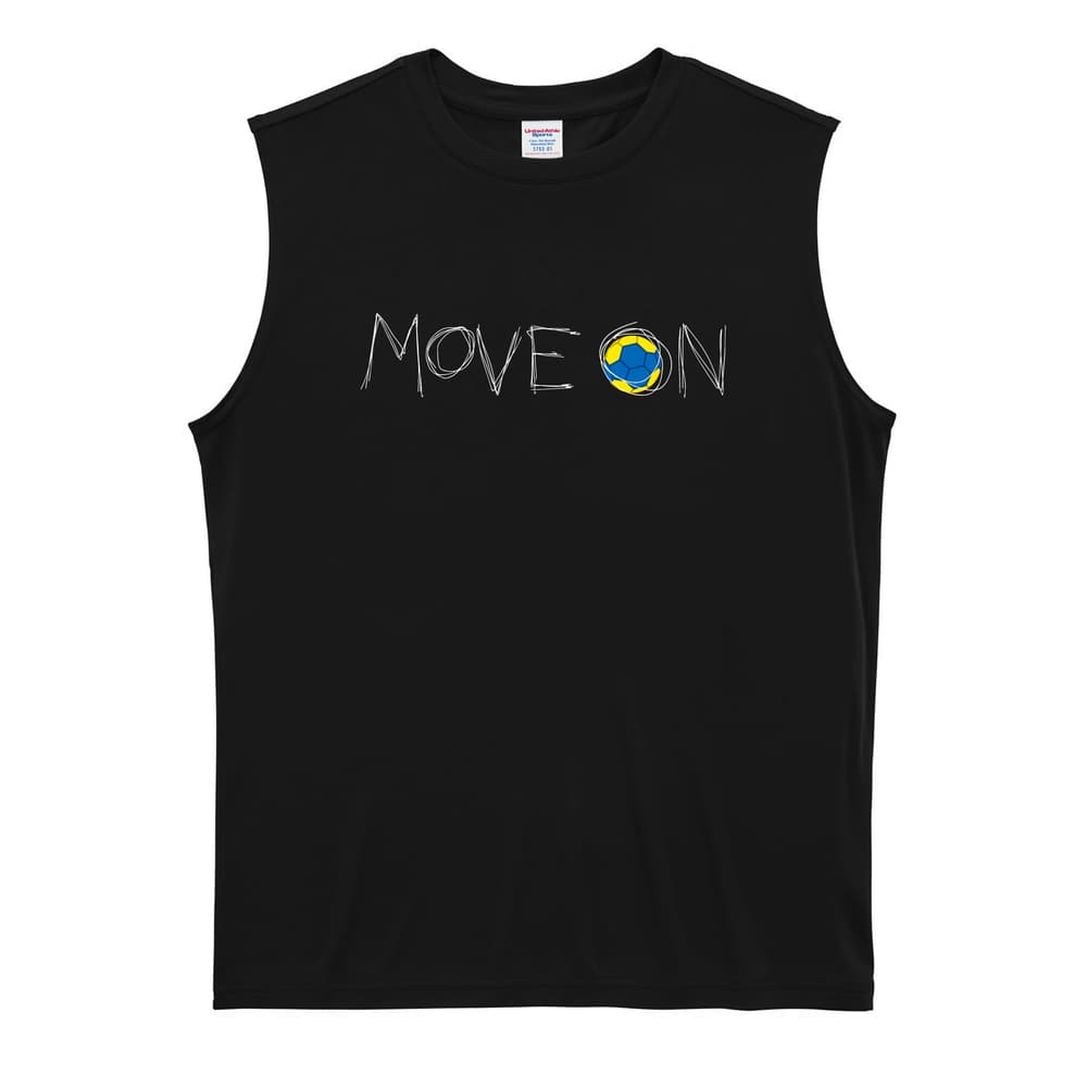 ハンドボール MOVE ON 進め リサイクルポリエステル ノースリーブシャツ