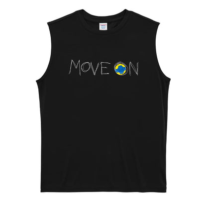 ハンドボール MOVE ON 進め リサイクルポリエステル ノースリーブシャツ