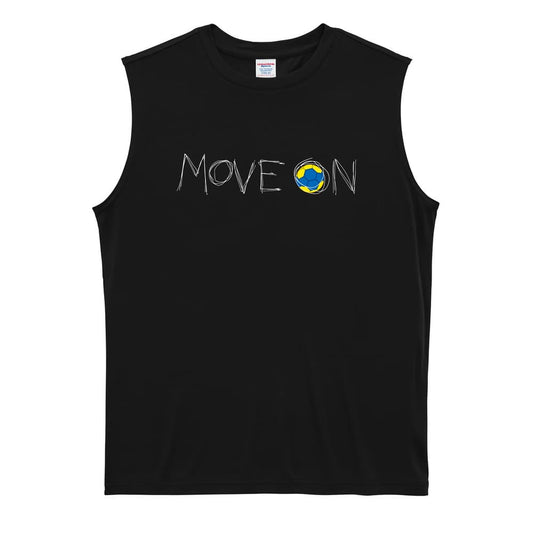 ハンドボール MOVE ON 進め リサイクルポリエステル ノースリーブシャツ