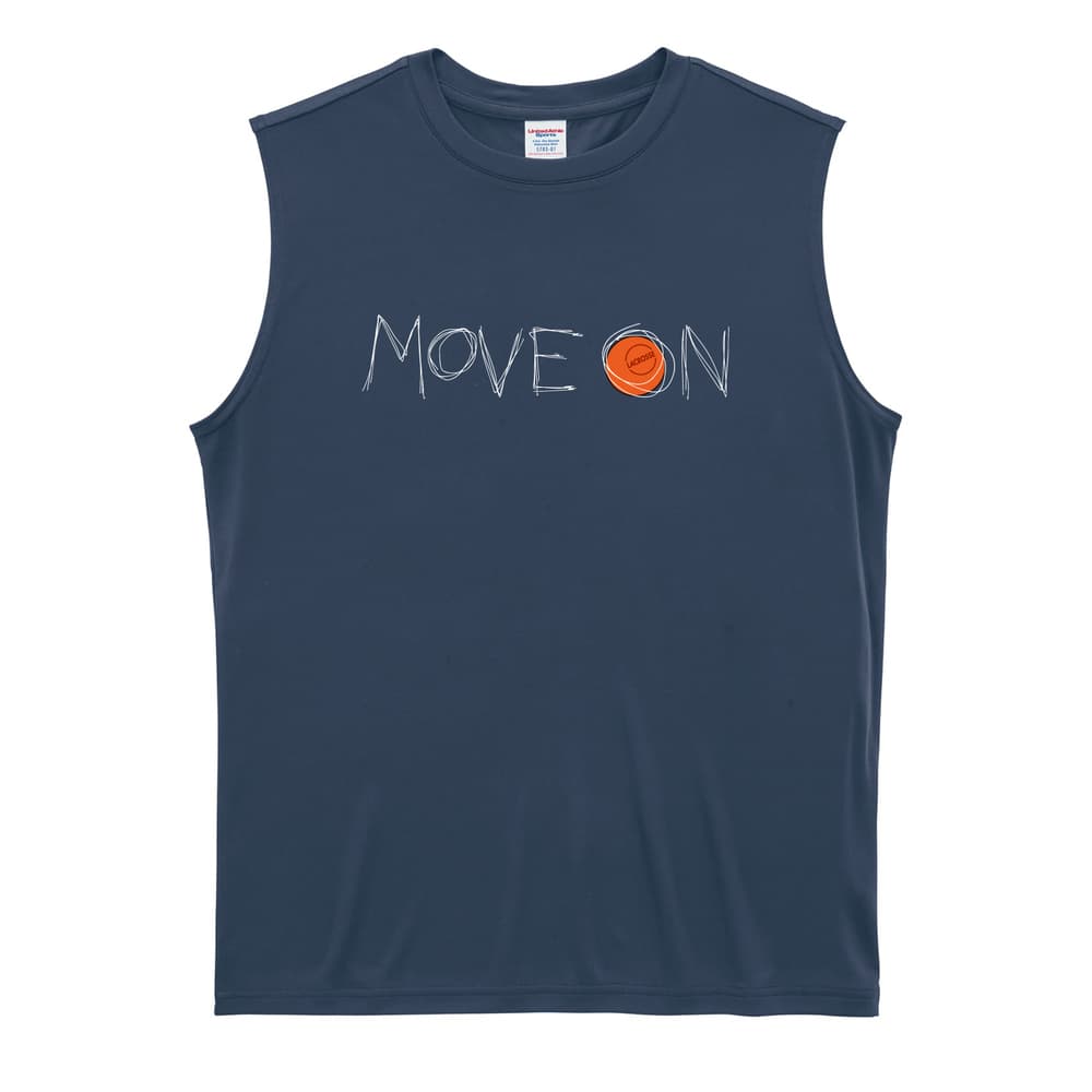 ラクロス MOVE ON 進め リサイクルポリエステル ノースリーブシャツ