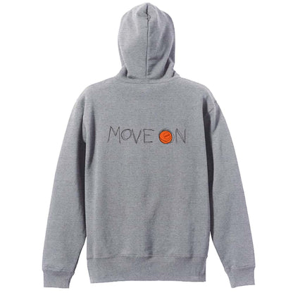 ラクロス MOVE ON 進め 裏パイルジップパーカー