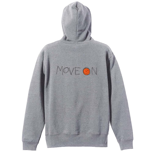 ラクロス MOVE ON 進め 裏パイルジップパーカー