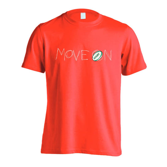 ラグビー MOVE ON 進め 吸水速乾ドライTシャツ