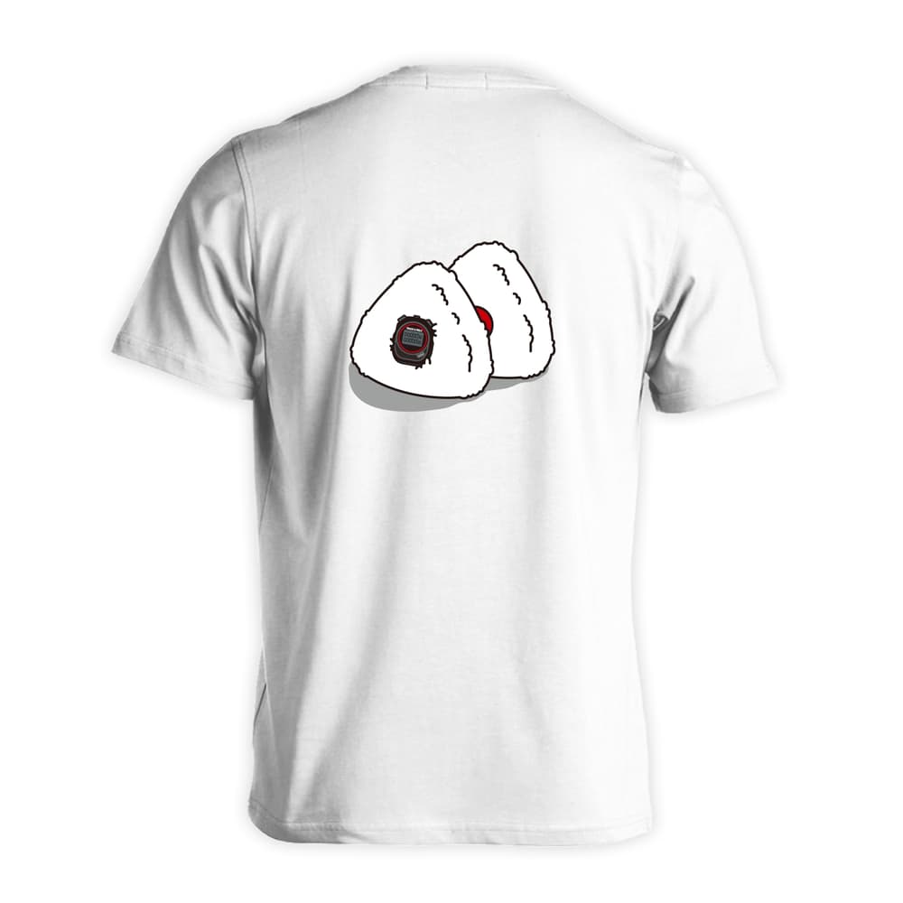 陸上競技 ストップウォッチ in おにぎり 吸水速乾ドライTシャツ