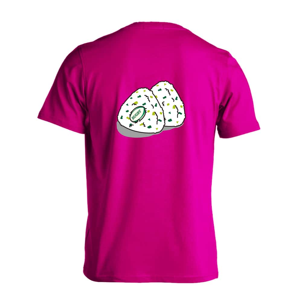 ラグビー ラグビーボール in おにぎり 吸水速乾ドライTシャツ