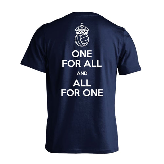 バレーボール ONE FOR ALL AND ALL FOR ONE 吸水速乾ドライTシャツ