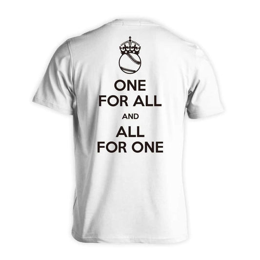 野球 ONE FOR ALL AND ALL FOR ONE 野球 吸水速乾ドライTシャツ