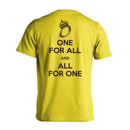 ラグビー ONE FOR ALL AND ALL FOR ONE ラグビー 吸水速乾ドライTシャツ
