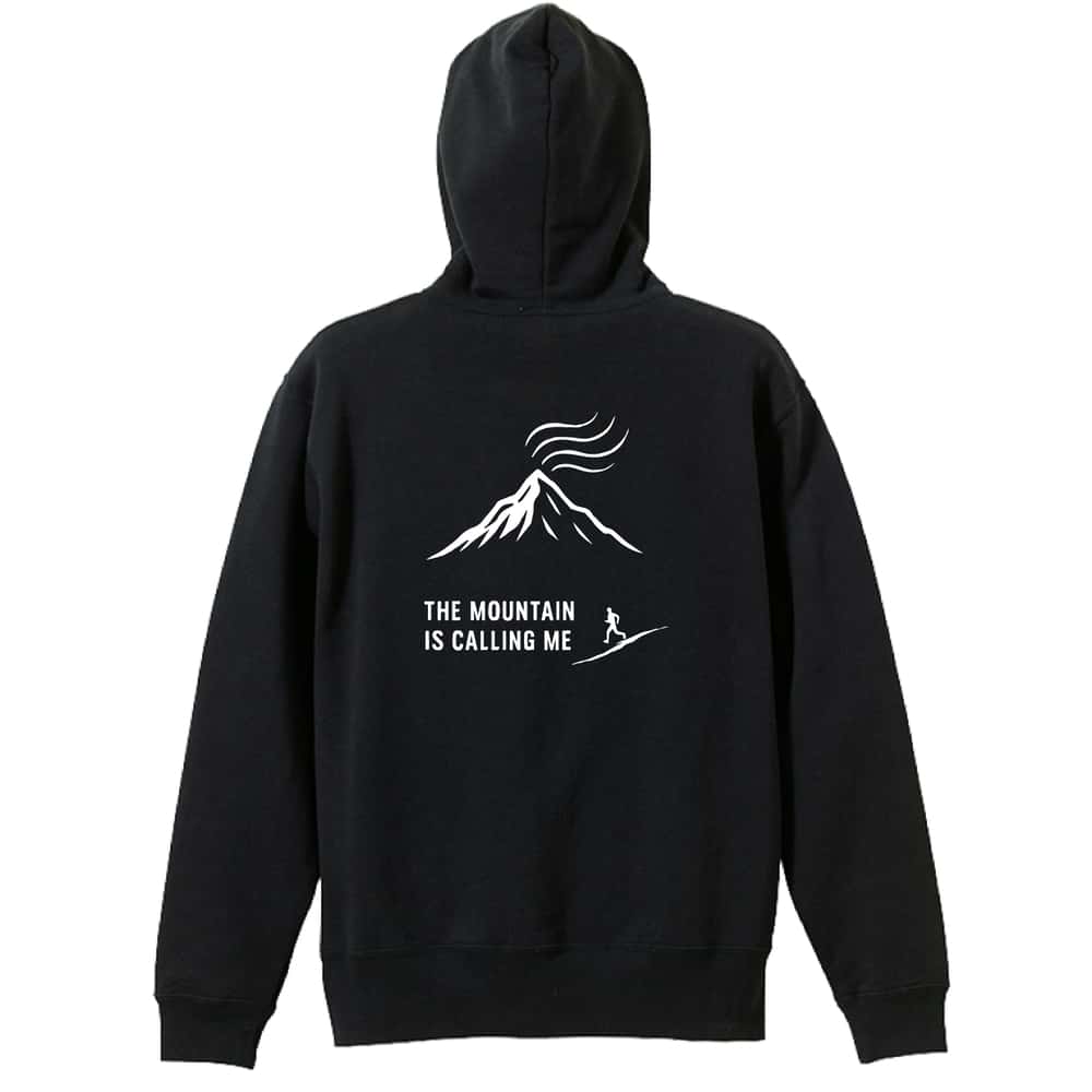 トレイル 山が俺を呼んでいる 裏パイルジップパーカー