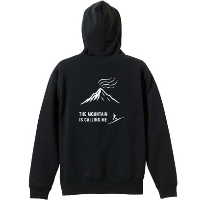 トレイル 山が俺を呼んでいる 裏パイルジップパーカー