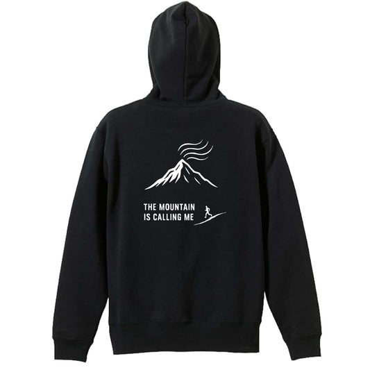 トレイル 山が俺を呼んでいる 裏パイルジップパーカー