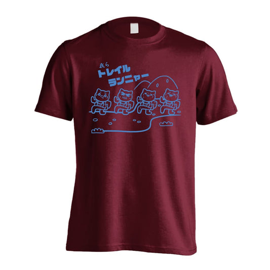 トレイル トレイルランニャー 吸水速乾ドライTシャツ