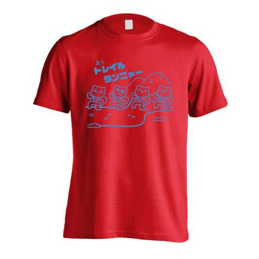 トレイル トレイルランニャー 吸水速乾ドライTシャツ
